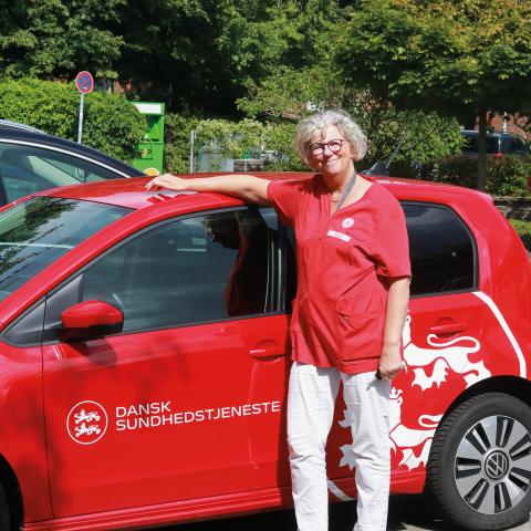 Det er en film, vi godt kan vise familie og venner. For det er svært at forklare, hvad vi egentlig går og laver, siger sygeplejerske Bianca Wendt fra Dansk Sundhedstjeneste for Sydslesvig.