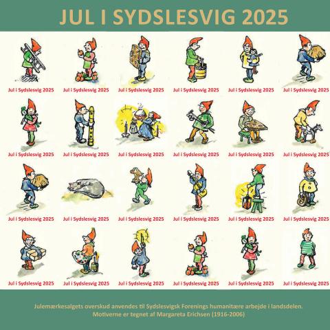 Årets julemærker udkom lørdag den 8. november i forbindelse med Sydslesvigsk Forenings (SSF) landsmøde.