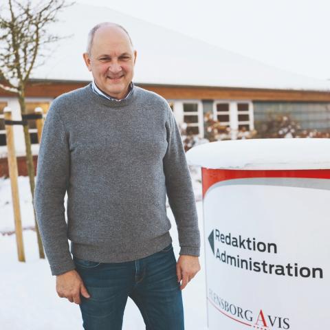 Søren Munch har været chefredaktør på Flensborg Avis siden 2023