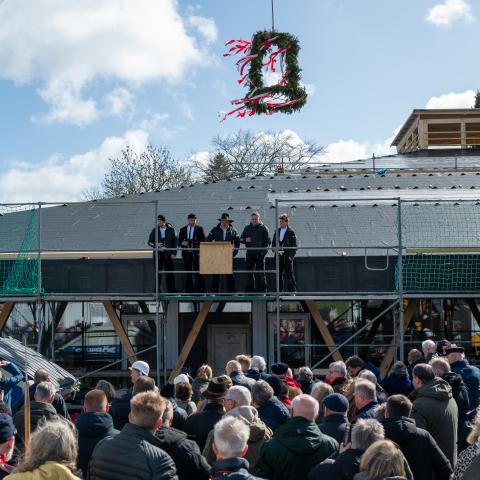 Det nye Danevirke Museum forventes at åbne til foråret 2027.