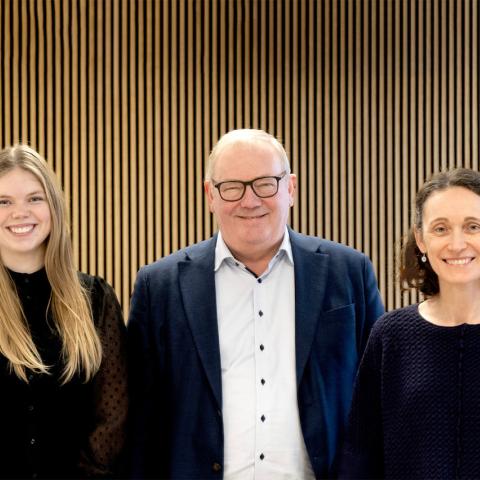 Dorthe Andresen, Erwin Andresen og Randi Damstedt udgør det nye formandskab i Slesvigsk Parti. 
