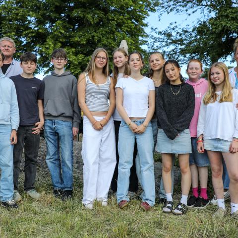 8. klasse på Cornelius Hansen-Skolen i Flensborg var med på Folkemødet Bornholm.
