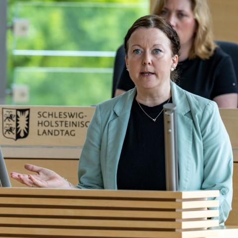 Sybilla Nitsch er formand for det danske mindretals parti, Sydslesvigsk Vælgerforening (SSW).