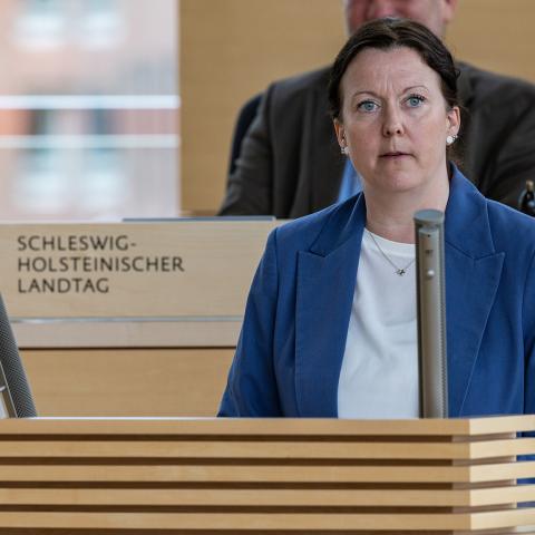 Sybilla Nitsch er formand for Sydslesvigsk Vælgerforening (SSW), der er parti for det danske mindretal.