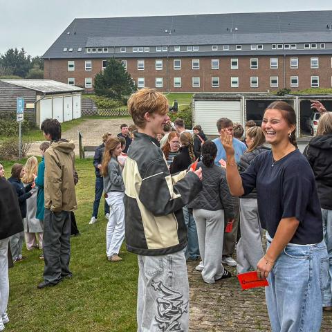 Et nyt hold af Grænseforeningens Elevambassadører var i weekenden samlet på vadehavsøen Sild.