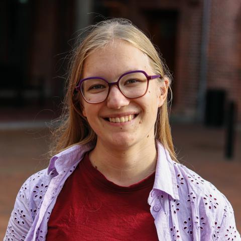 folkBALTICA er også en stor del af mit liv. Jeg har været med siden 2022. Vi spiller musik fra begge sider af grænsen, siger gymnasieelev Mette Braasch.