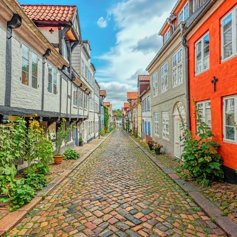 Magasinet Grænsen guider til sommeroplevelser i Sydslesvig. Det sker i samarbejde med det danske mindretals nye turisme- og kulturportal 'Oplev Sydslesvig'. På billedet ses Oluf Samsons Gang, der kan opleves i Flensborg