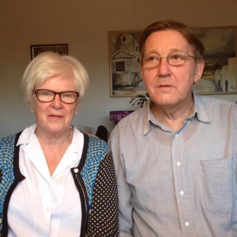 Thea og Niels Juul Lauridsen er begge medlemmer af Tønder Amts Grænseforening.