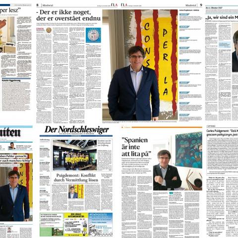 Et interview med Carles Puigdemont er blevet offentliggjort på 12 forskellige sprog i 18 mindretalsaviser rundt om i Europa. Mindretalsaviserne bør træde varsomt i den sag, mener professor Jørgen Kühl