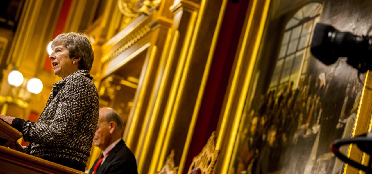 Theresa May understregede, at Storbritannien vil udbygge sit samarbejde med de nordiske lande, da hun talte i det norske Storting i forbindelse med den 70. session i Nordisk Råd den 30. oktober 2018.