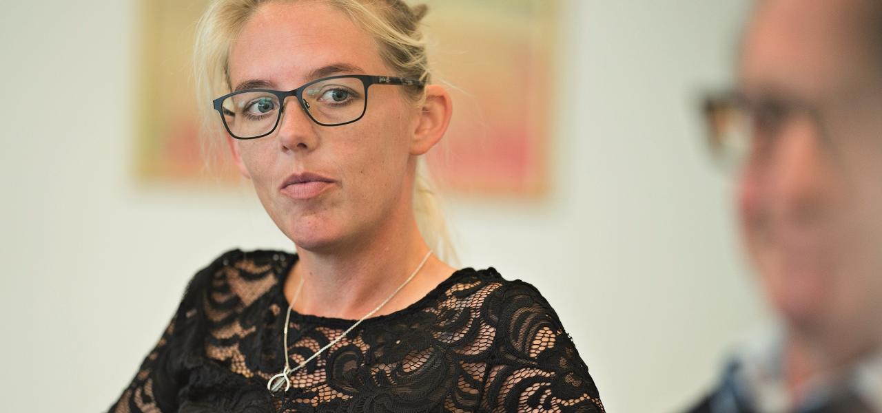 “Der er en masse ting, jeg ikke selv ved nok om. Det fik mig til at melde mig ind i Grænseforeningen”, siger Kristina A. Jepsen, der gerne vil give historien om grænselandet videre til sin niårige søn.