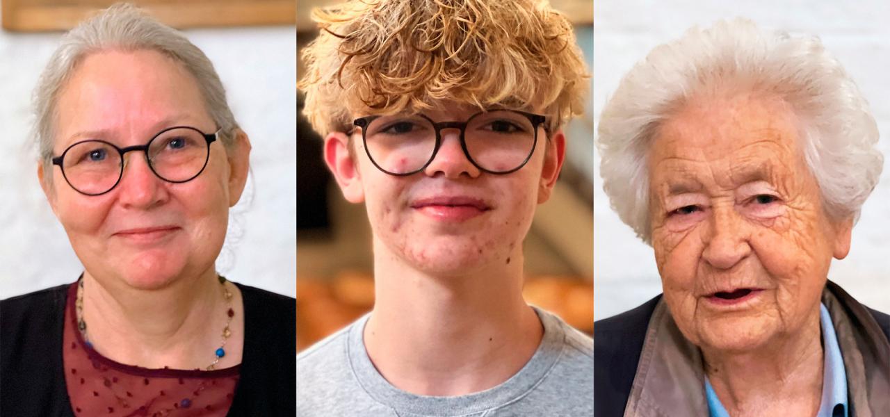 Lisbet Mikkelsen Buhl, Anton Radzio og Ursula Engel fortæller om, hvad dansk gudsteneste i Sydslesvig betyder for dem Lisbet Mikkelsen Buhl, Anton Radzio og Ursula Engel fortæller om, hvad dansk gudsteneste i Sydslesvig betyder for dem