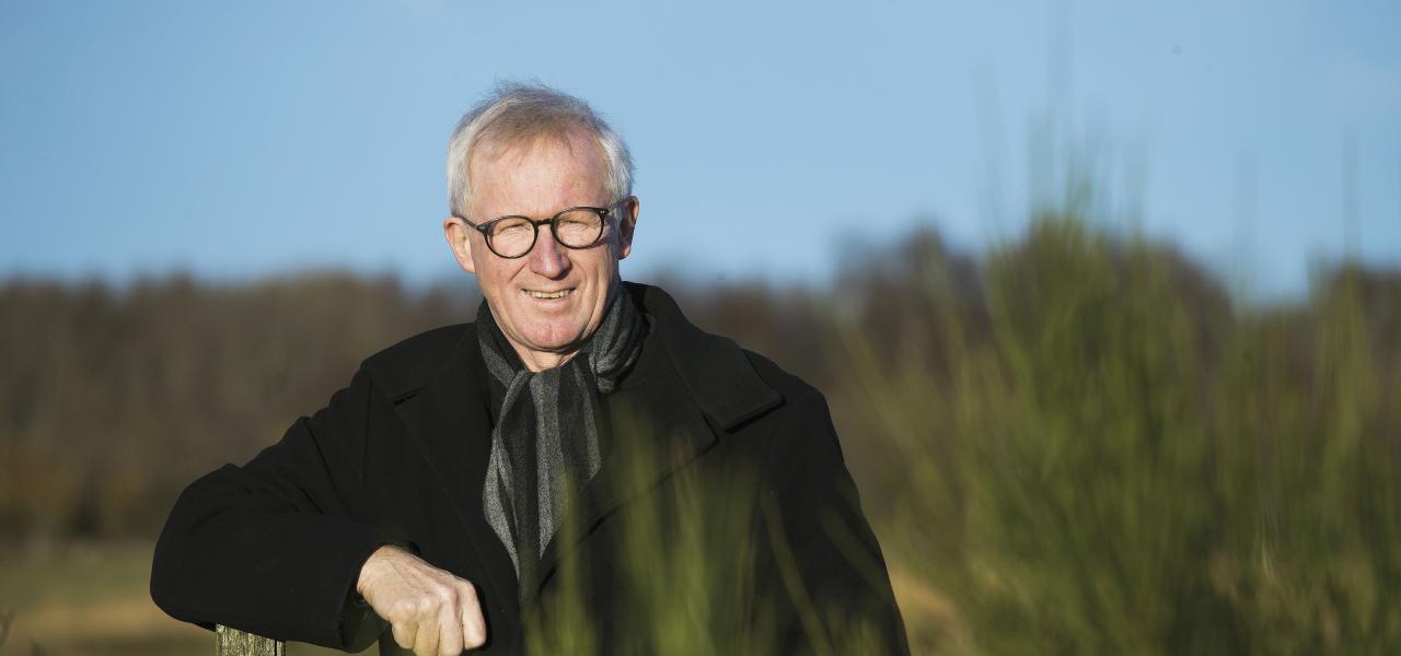 Jens Andresen, der var formand for Grænseforeningen 2016-2020, er født i Sydslesvig i 1947 og har skrevet sine erindringer. Her er han fotograferet i nærheden af sit hjem i Branderup ved Løgumkloster i Sønderjylland i 2016.
