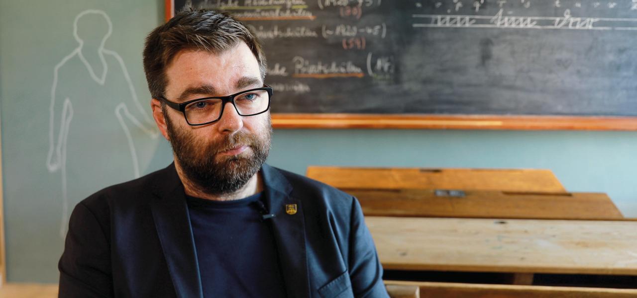 Hauke Grella, leder af det tyske museum i Sønderborg