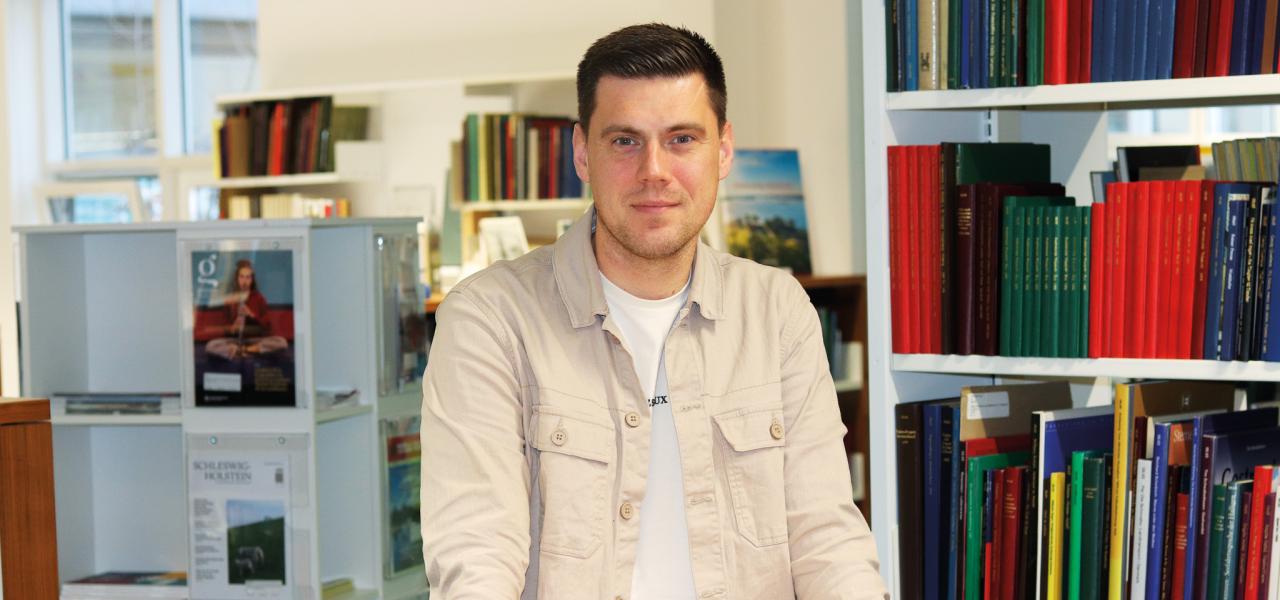 Rejhan Bosnjak fra Dansk Centralbibliotek for Sydslesvig.