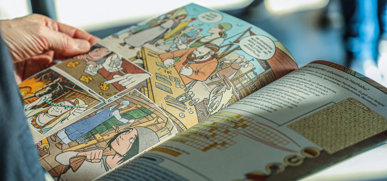 Illustrationerne til Gudruns Rejse er lavet af tegneren Bjørk M. Friis