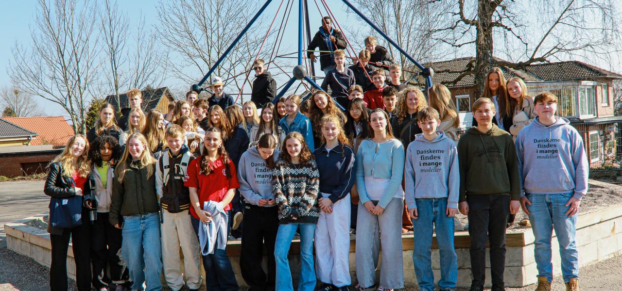 Magasinet Grænsen var med Gentofte Skole på besøg hos Sydslesvig Crew på Cornelius Hansen Skolen i Flensborg.