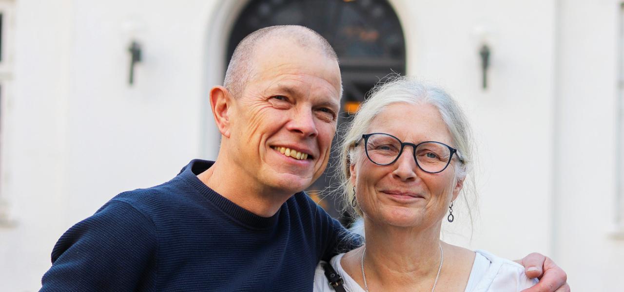 Mads og Anja Rykind-Eriksen er forstanderpar på Rødding Højskole.