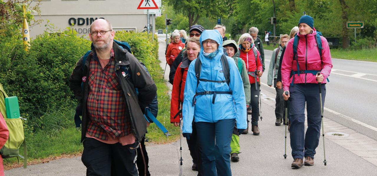 Pilgrimsvandringen fra Hedeby til Ribe havde navnet 'Ansgar-Caminoen' og varede fra den 12.-23. maj.