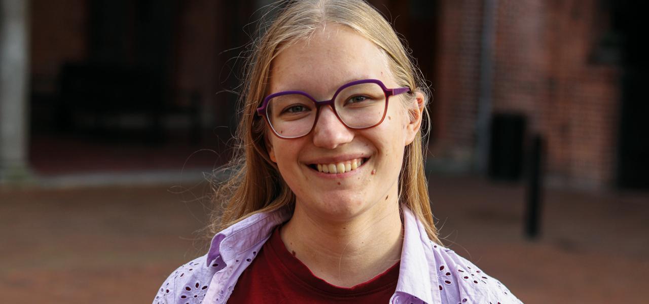 folkBALTICA er også en stor del af mit liv. Jeg har været med siden 2022. Vi spiller musik fra begge sider af grænsen, siger gymnasieelev Mette Braasch.