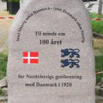 Frederiksbergs genforeningssten blev indviet den 11. juli 2020.