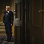 Frank-Walter Steinmeier im Schloss Bellevue, Berlin – der Residenz des Bundespräsidenten. Frank-Walter Steinmeier im Schloss Bellevue, Berlin – der Residenz des Bundespräsidenten.