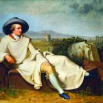 Johann Wolfgang von Goethe (1749-1832), der har lagt navn til Goethe-Instituttet, var den første tyske forfatter, der vandt udbredt international berømmelse. Johann Wolfgang von Goethe (1749-1832), der har lagt navn til Goethe-Instituttet, var den første tyske forfatter, der vandt udbredt international berømmelse.