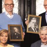 Torben Rechendorff og Mette Bock, der er tidligere formænd for Grænseforeningen, og Jens Andresen og Peter Skov-Jakobsen, der er nuværende og kommende formand for Grænseforeningen, blev interviewet i Grænseforeningens Hus i Peder Skrams Gade, hvor Grænseforeningen har haft sit sekretariat næsten siden sin oprettelse i 1920.