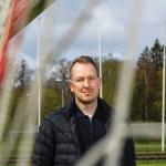 Marcel Carstensen der står i et fodboldmål