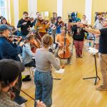 Rapporten fra Kulturens Analyseinstitut overser, at, at der er et rigt kulturliv på tværs af grænsen og et dansk kulturliv lige syd for grænsen. folkBALTICA, hvis ensemble her ses øve i Tønder, er f.eks. en grænseoverskridende festival, som tre af de fire sønderjyske kommuner er med til at finansiere sammen med partnere både nord og syd for grænsen. 