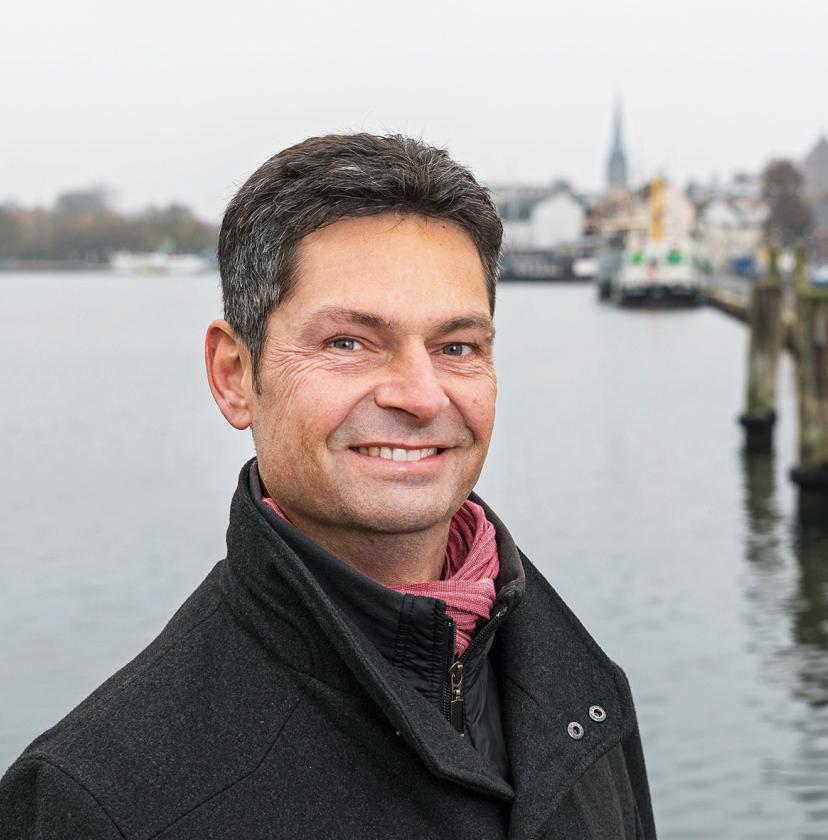 Fabian Geyer er ny overborgmester i Flensborg pr. 1. januar 2022.