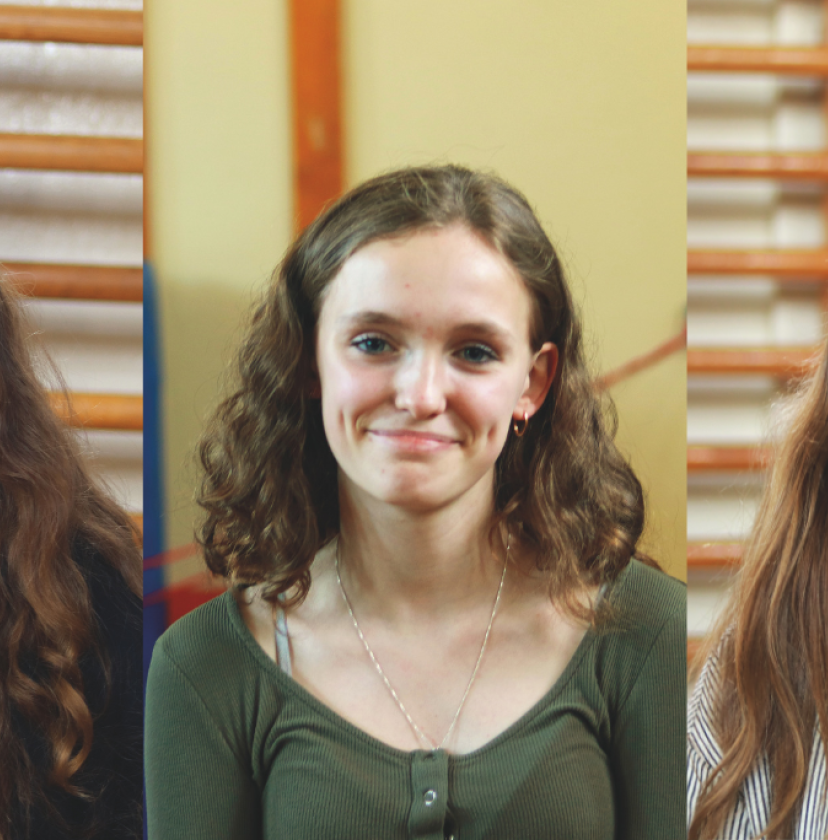 Elin Bautrup Christensen fra Gentofte Skole, Lani Kim Bloch fra Cornelius Hansen Skolen og Smilla Kurtmann fra Gentofte Skole. 